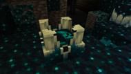 Sculk shrieker blocks can attract the Warden (Image via Mojang)